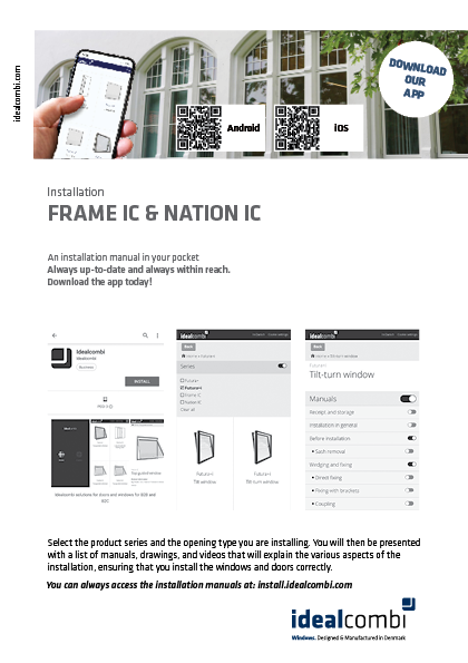 Idealcombi Frame IC and Nation IC user manual